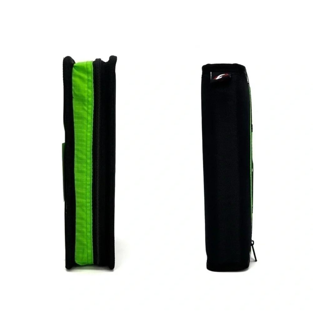Case-It “The Mini Tab” Three Ring Zip Binder Green Black A3 5.5x8.5 80s New NWT